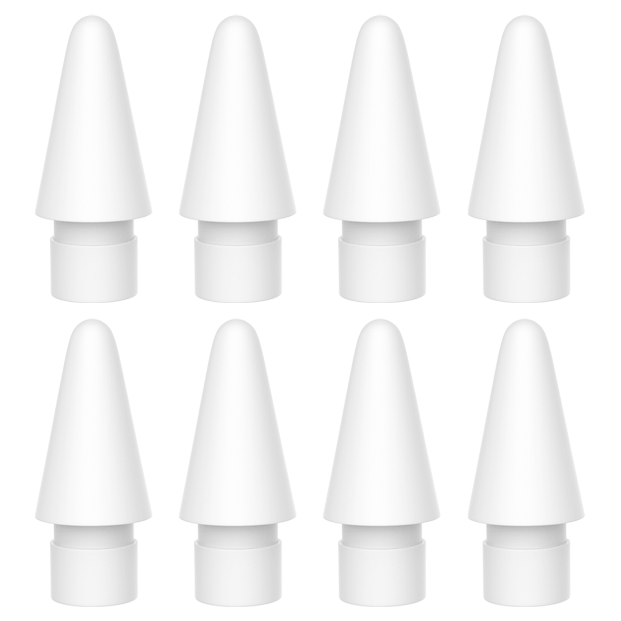 Vervanging Tips Compatibel Voor Apple Potlood 2 Gen Ipad Pro Potlood-Ipencil Nib Voor Ipad Potlood 1 St/potlood 2 Gen Wit 4 Pack: 8 Pcs