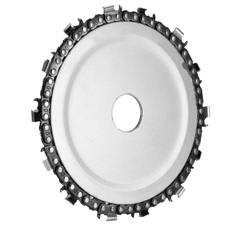 GTBL 5 Inch Grinder Chain Disc 22Mm 14 Teeth Wood Carving Disc For Woodworking Chain Plate
