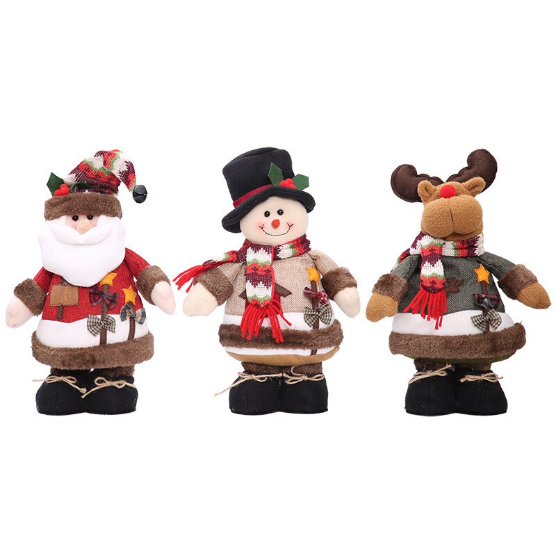 Christmas snowman elk santa decoration hotel shopping mall Christmas decorations