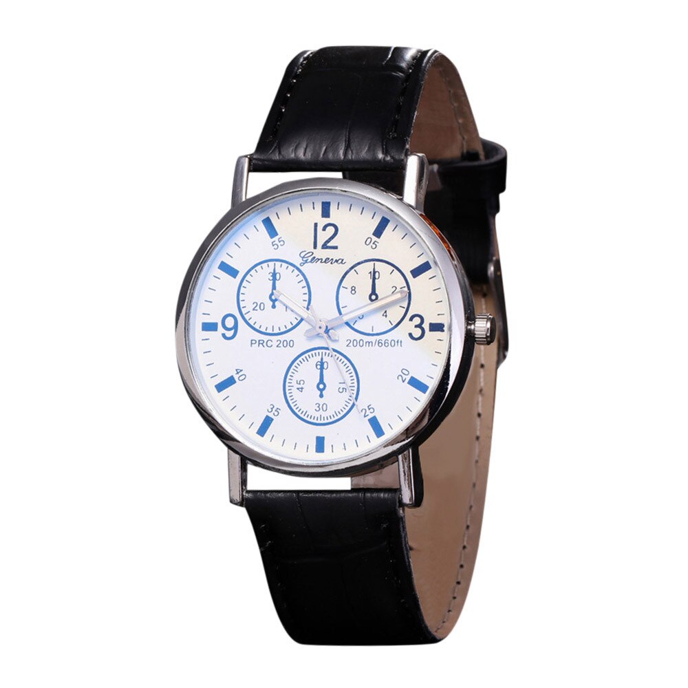 Blu Ray Glas Horloge Neutrale Quartz Simuleert De Polshorloge 10.1: B