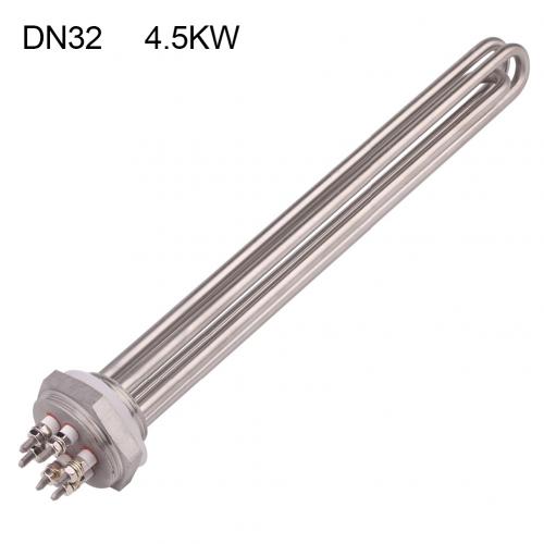Bsp DN32/DN40 Draad Rvs Elektrische Verwarming Pijp Element Vervanging Elektrische Verwarming Element Tri-Clamp Aansluiting: DN32 4  5KW