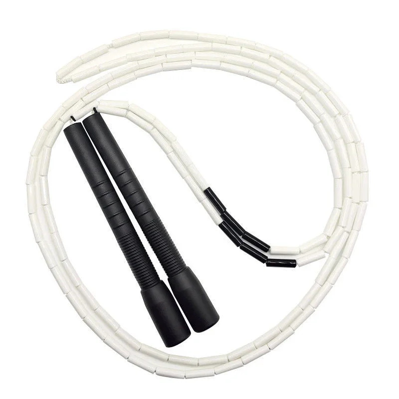 280cm Perlen Springseil verstellbar Profisport Springseil Kinder Anfänger elastische Übung tragbare Cardio-Ausrüstung: WHITE