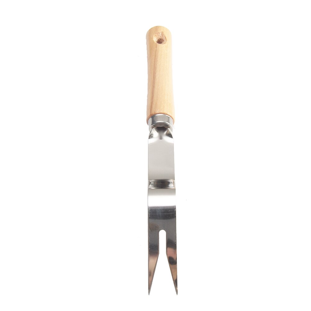 Gadgets de culture, outil manuel, dissolvant de poignée en bois, plantation, coupe de jardin légère, fourchette de désherbage manuelle, repiquage