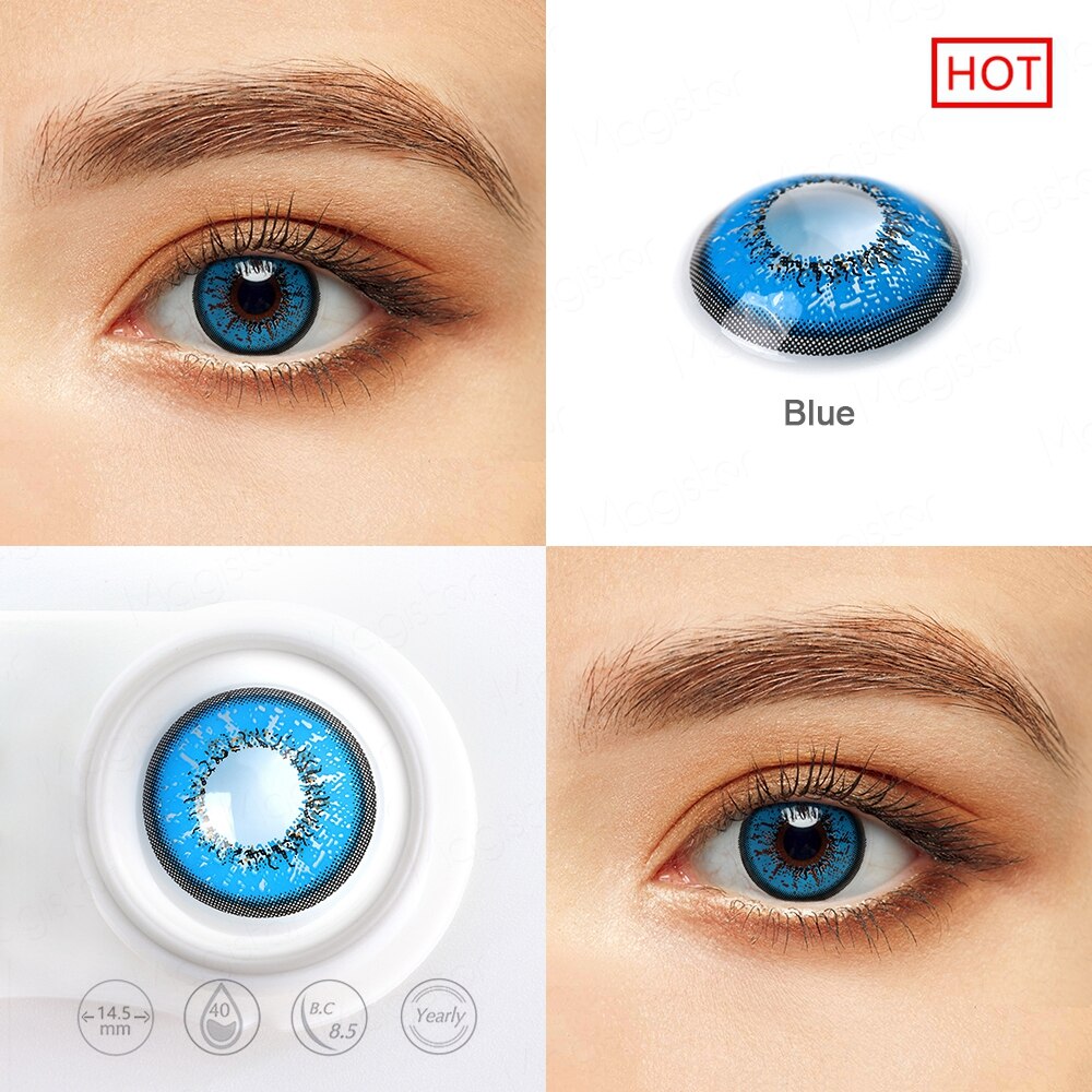 Magister Colored Contact Lenses Annual Colorful Candy Color Eye Lens  Halloween Contacts Cosplay Lenses Crazy Lens for Eyes - Price history &  Review, AliExpress Seller - Magister Official Store