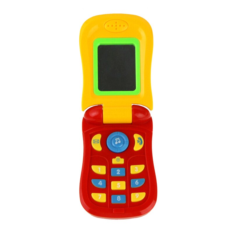 6 tipi di Bambino Intelligente Giocattoli con il Suono & Luce del Flash Giocattoli Elettronici Musicale Del Telefono Telefono Cellulare Per Bambini Giocattoli Educativi regalo di Compleanno regali: D-RED