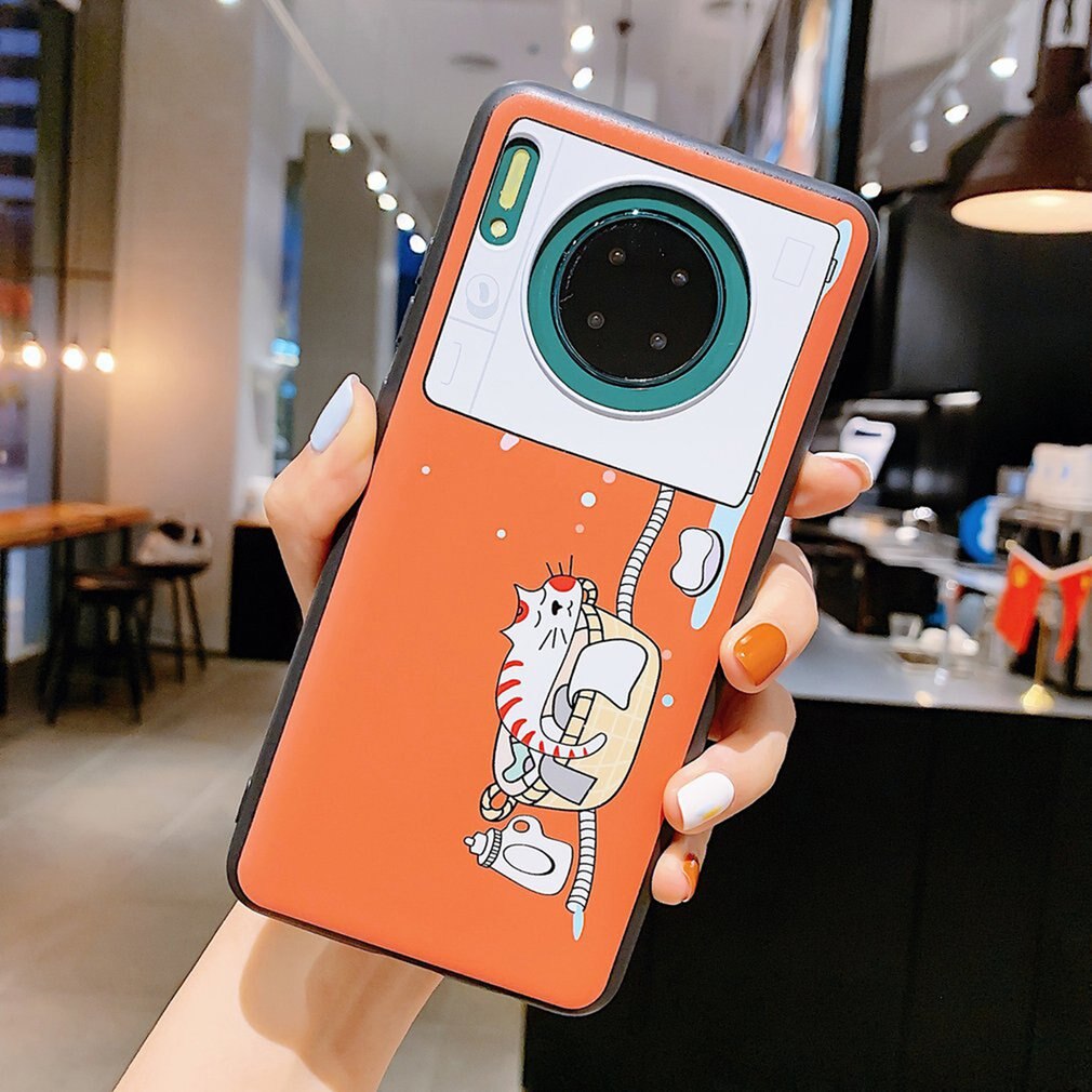 Telefondeksel til huawei kamerat 30 pro deksel på kamerat 30 matt tilbehør beskyttende coque myk tpu sikkerhet støtsikker