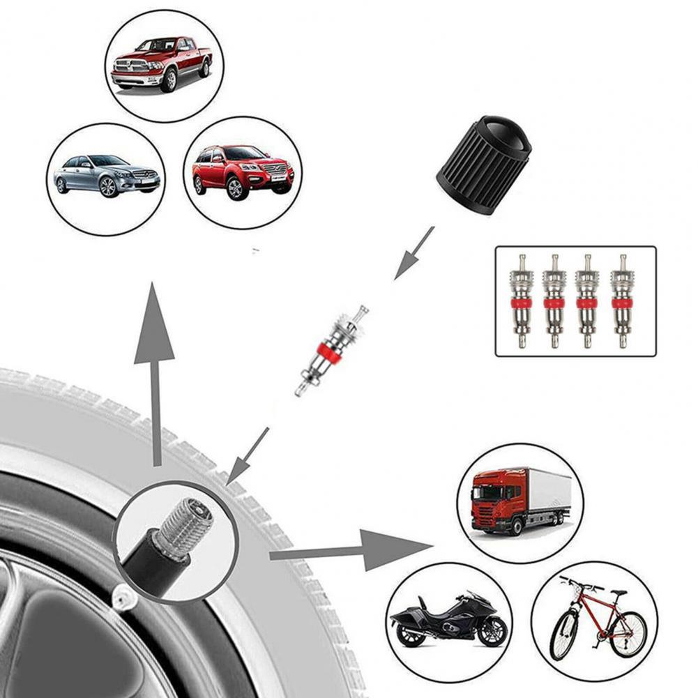 7Pcs Valve Repair Tool Superior Strength Wear-resistant Strong Quick Remover Tire Installer Car Repair Tool