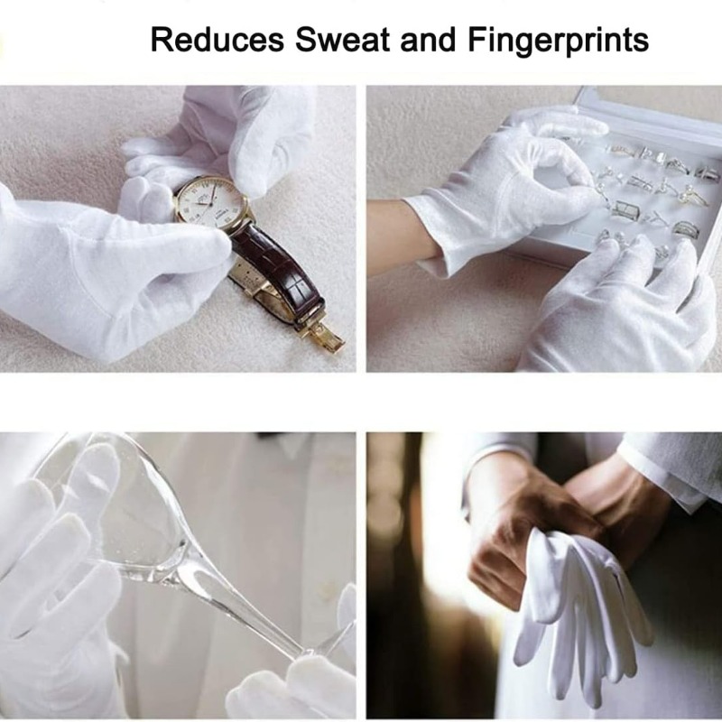 Beschermende handschoenen met hoge elasticiteit Bescherm de huidvoering Handschoen Eczeem Dermatitis Kranten Katoenen wanten Huishoudelijke schoonmaakmiddelen