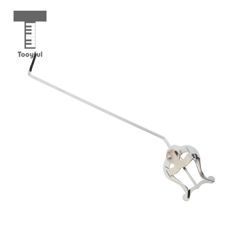 Tooyful duable marschbaryton lyra trombon euphonium lyra notklämma flip folder silver 29cm/11.41 tum