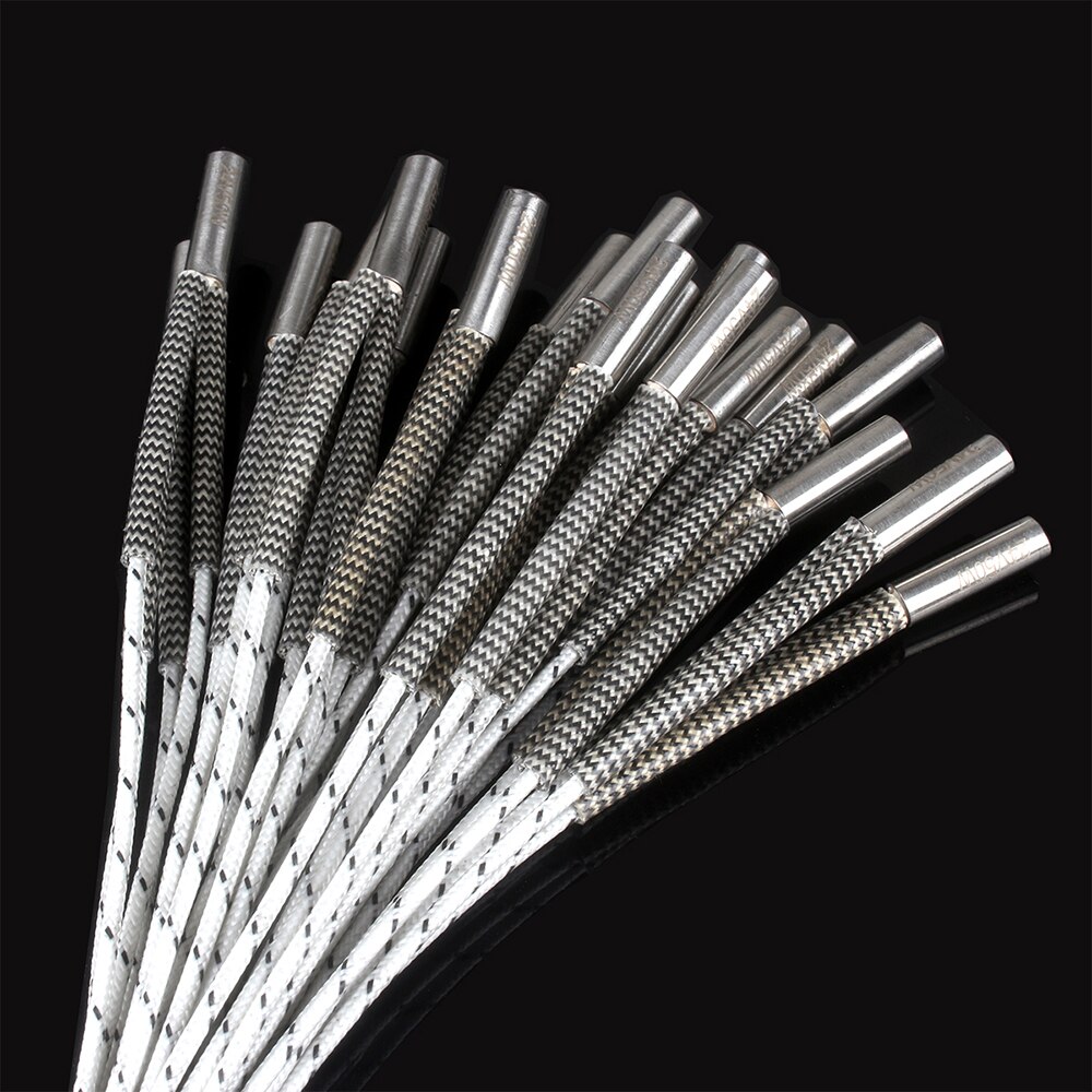 XCR 12V/24V 50W 70W wkład grzewczy części drukarki 3D Hotend rura grzewcza 6*20mm wysoka temperatura dla E3D V6 wulkan Heaterblock