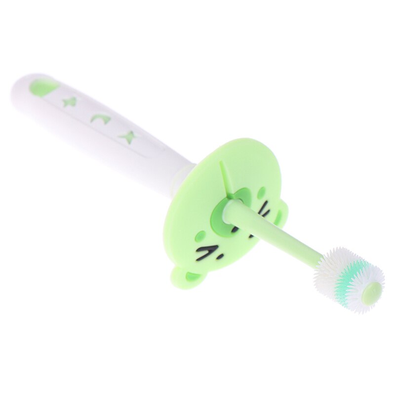 360-Graden Gratis Rotatie Veiligheid Zachte Tandenborstel Kids Mondhygiëne: GN