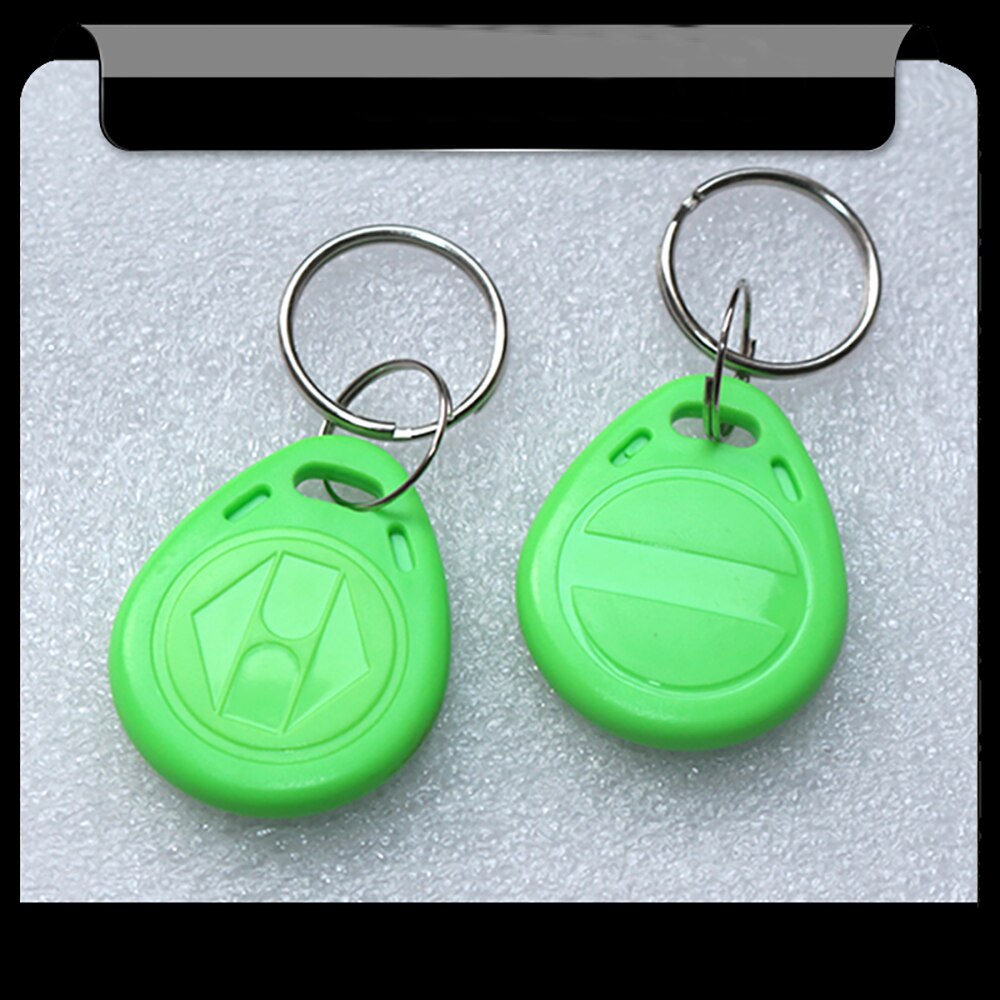 Porte-clés EM4305 125Khz, 10 pièces, copie inscriptible, identification EM, étiquette RFID, anneau, accès au jeton de proximité, copie: Green