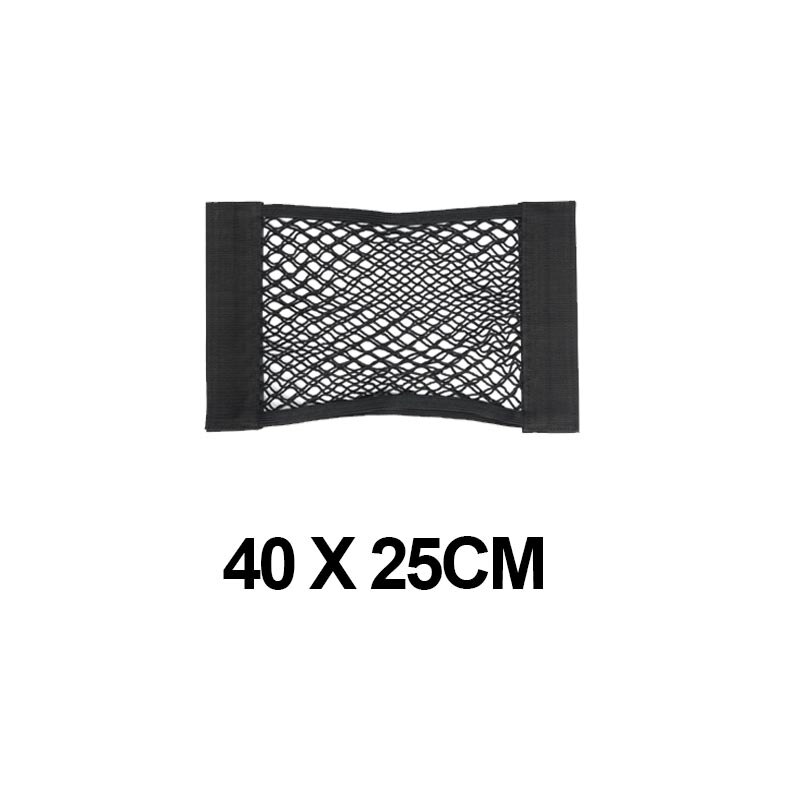 Kofferbak Opbergtas Nylon Netten Auto Terug Kofferbak Organizer Elastische String Bagagenet Holder Pocket Voertuig Leveringen: 40 x 25cm