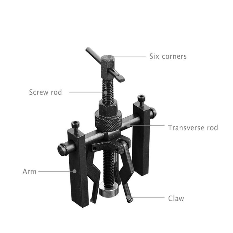 Labor Saving Durable Bearing Puller 3 Jaws Gear Extractor High Hardness Toughness Good Performance Automotive Machine