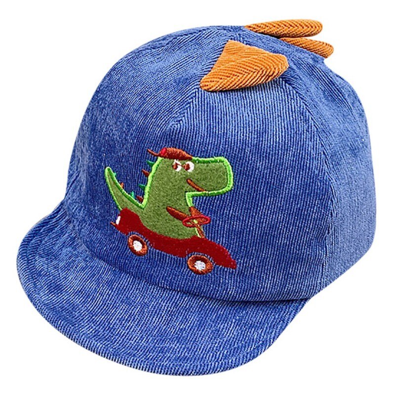 Handsome Toddler Kids Baby Girl Boy Cartoon Embroidery Pattern Visor Baseball Cap Casual Hat Hvlv: L