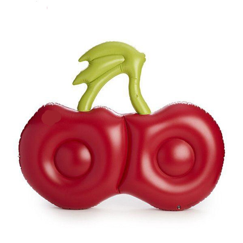 Cherry Giant Inflatable Pool Float for Adults Swimming Ring Mattress Floating Bed Row Beach Pool Party Toys