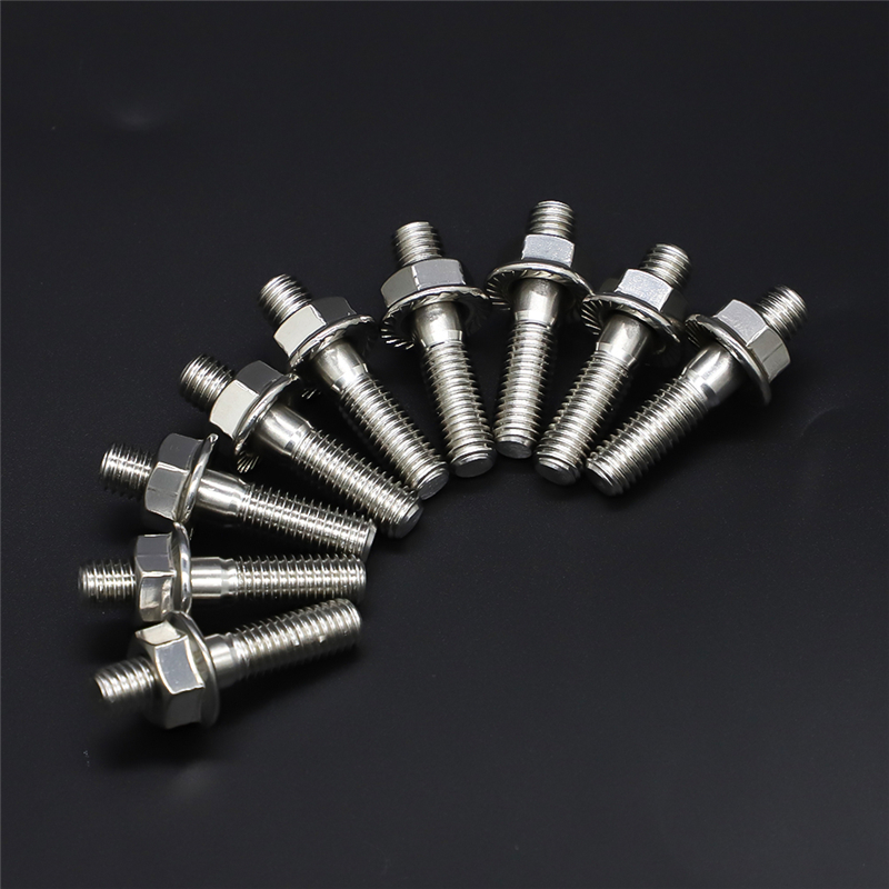 Voor B D Serie M8 * 40 Uitlaatspruitstuk Stud Voor Honda Civic Acura Integra V3 Rvs Uitlaat Stud gekartelde Bout Moer Schroef