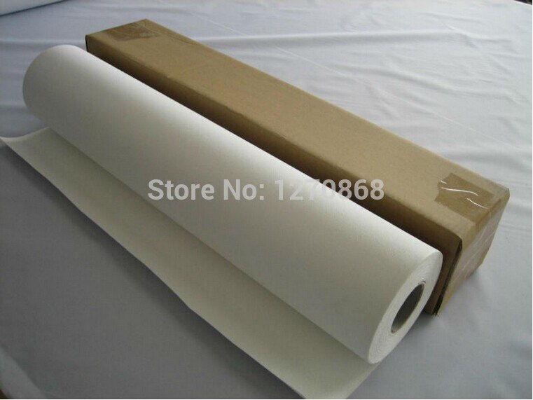 24in hoge glossy polyester afdrukken canvas roll # Factory supply #60 voeten een roll