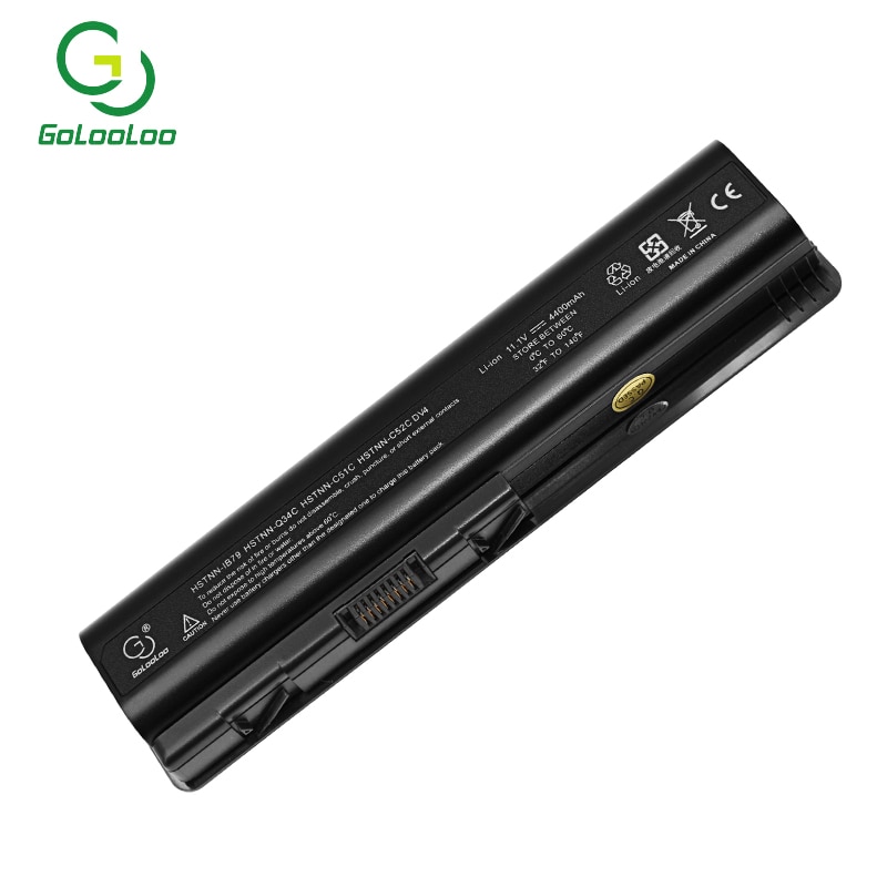 Gololoo 6600MAh 6CELL Laptop Battery for HP Pavilion DV4 DV5 DV6 G71 G50 G60 G61 G70 HSTNN-IB72 HSTNN-LB72 HSTNN-LB73 HSTNN-UB72