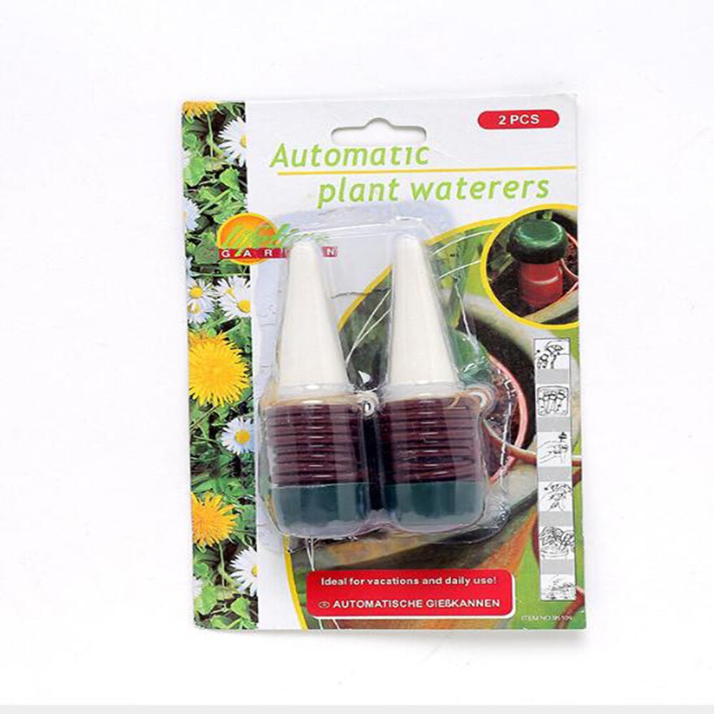 2pcs/lot PP 11*3CM Home Automatic Dripper Automatic Watering Device Drip Irrigation System with Wire