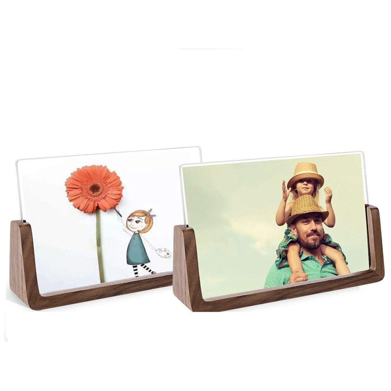 Quadros de fotos de arte para exibição de mesa com fácil mostrar, quadro de exibição de obras de arte ótimo para crianças Drawings-2Packs