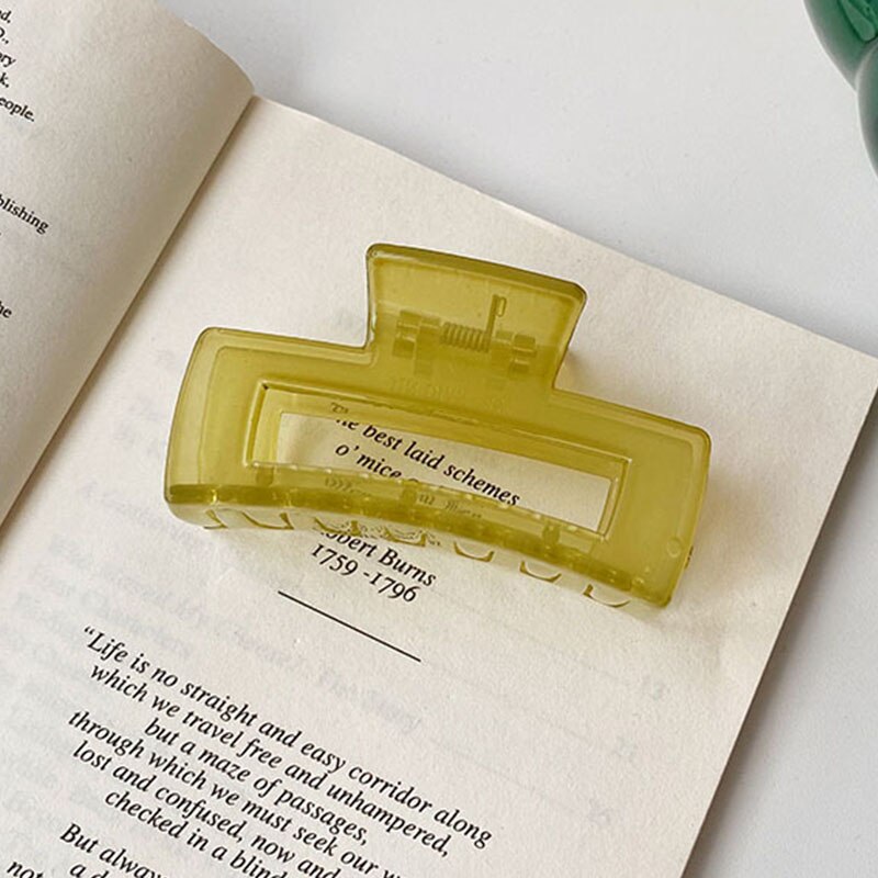 Effen Kleur Klauw Clip Grote Barrette Krab Haar Klauwen Bad Clip Paardenstaart Clip Voor Vrouwen Meisjes Haar Accessoires: 0018-A5-8cm