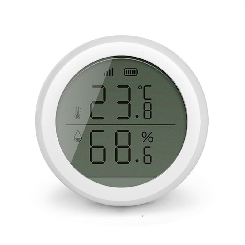 Ewelink Zigbee Temperatuur En Vochtigheid Sensor Met Lcd-scherm Smart Hygrometer Thermometer App Controle Werkt Met Zigbee Hub: 01