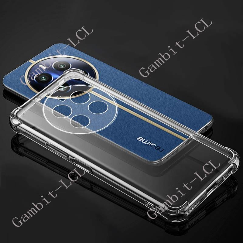 Schutzhülle aus silikon für realme 12 , 4g 12+ 5g 12 plus und realme 12+  rmx 3867 – stoßfest, aus weichem tpu