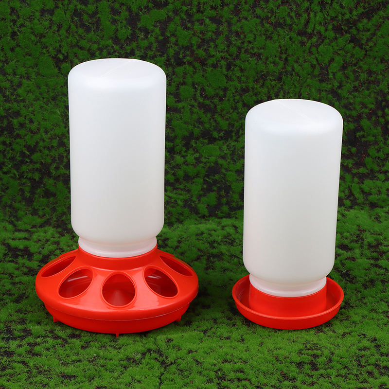 Fjerkræ fortykket foder- og drikkevandsautomat automatisk kylling fugle kylling vandingsspand beholder