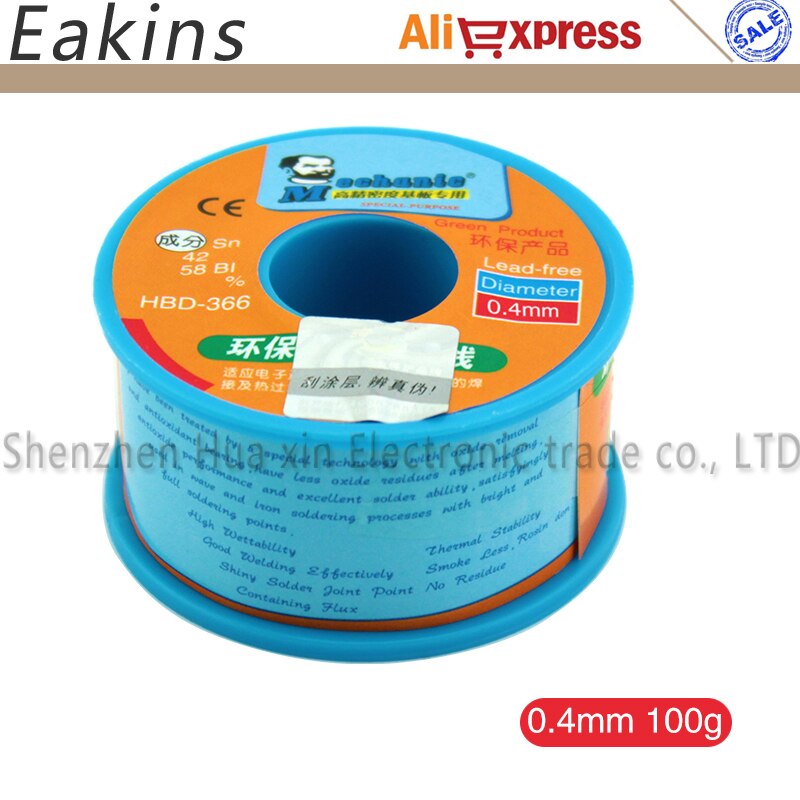 Shuxiang-soldeerdraad lage temperatuur soldeerdraad, 0.6/0.8/0.5/0.4/0