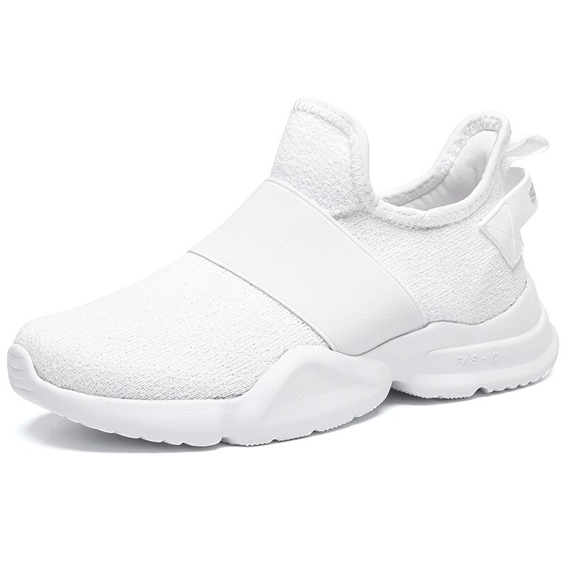 Männer Laufende Schuhe der Frauen Atmungsaktive Jogging Schuhe Männer Leichte Turnschuhe Gym Schuhe Outdoor Sport Schuhe Männlichen Zapatos Schwarz: white / 9.5