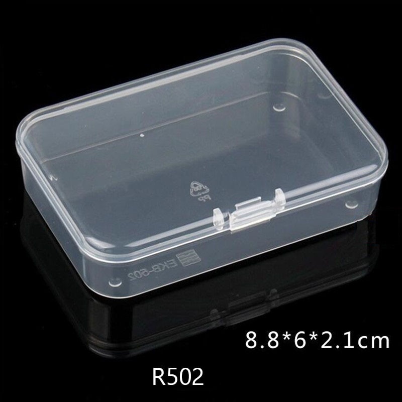 Many Sizes Transparent plastic box Storage Collections Item packaging box portable case Mini Case Clear Small Tools Box