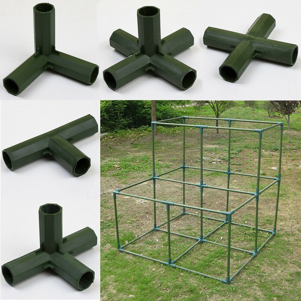Green Connector Greenhouse Joints Outdoor Structure Accessories Adapter
