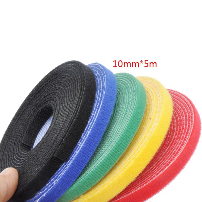 1X 90Cm Magic Tape Self Adhesive Fastener Tape Hook & Loop Fasteners Cable Tie Nylon Hook Loop Fastener Velcro Sweing Clothes