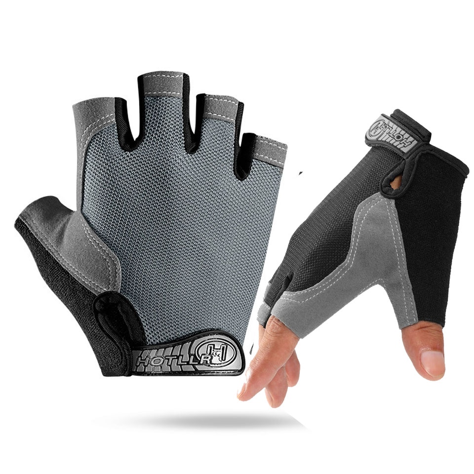 Cycling Anti-slip Anti-sweat Men Women Half Finger Gloves Breathable Anti-shock Sports Gloves MTB Bike Bicycle Glove