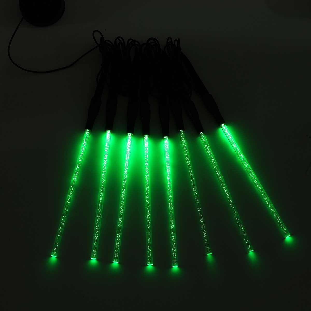 Solar Tube Lights Acrylic Bubble LED Solar Light For Christmas Lights Outdoor Landscape Garden Decoration Solar Lamp Set: Green