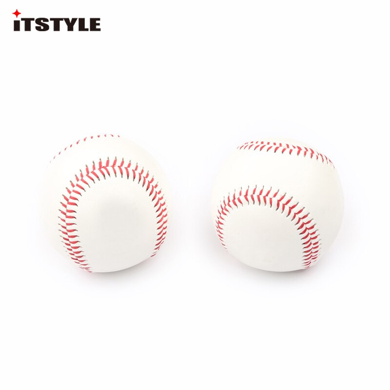 Bolas de béisbol de 9 "hechas a mano, PU suave y duro, PVC, entrenamiento, ejercicio