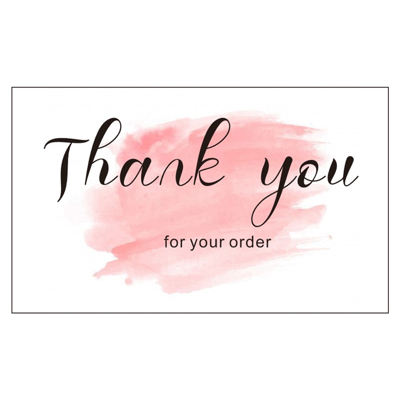 200pcs Thank You For Your Order Mini Card Pack Thank You For Supporting Small Business Card Multipack, Small Business Note Card