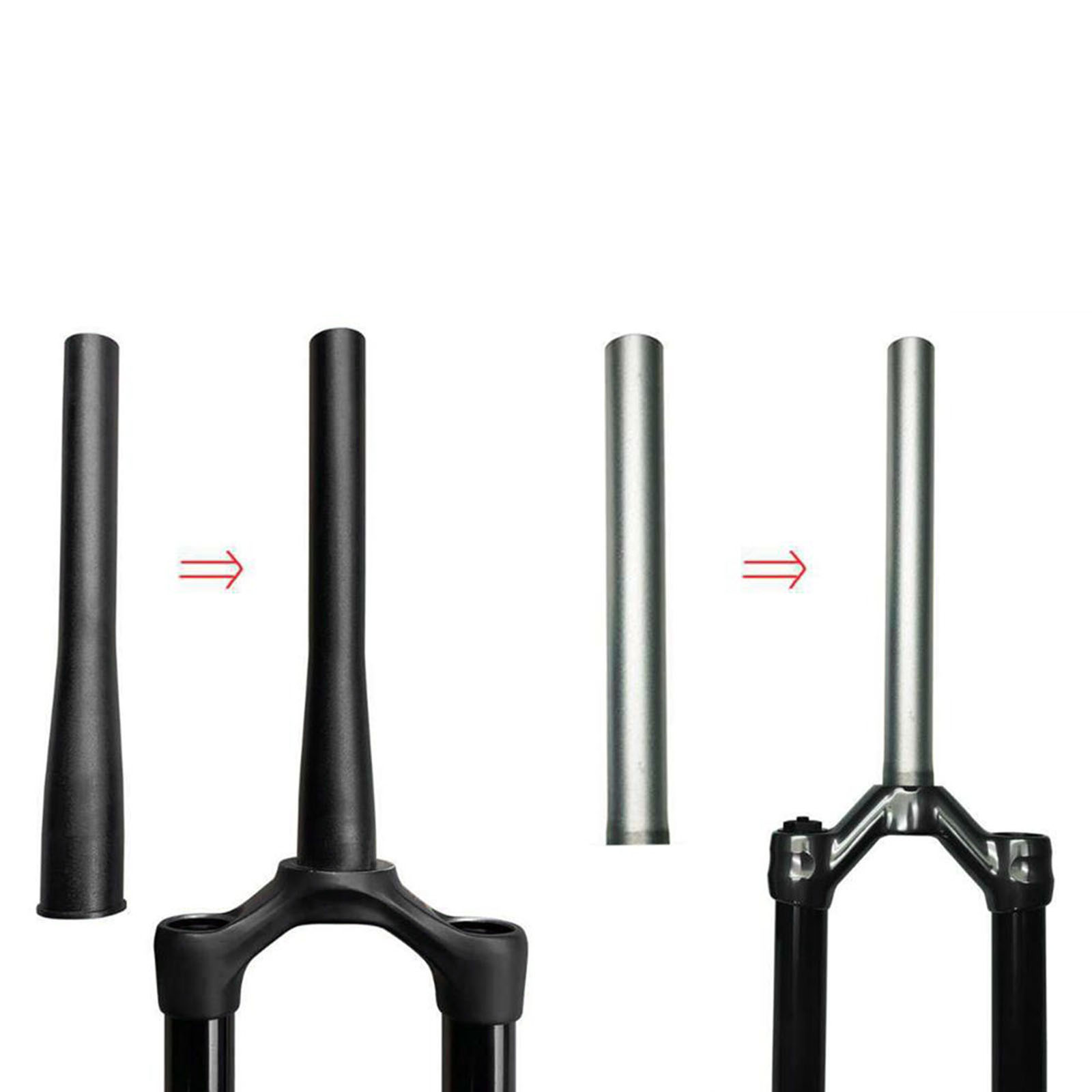Horquilla delantera para bicicleta de montaña, accesorio de aleación de aluminio