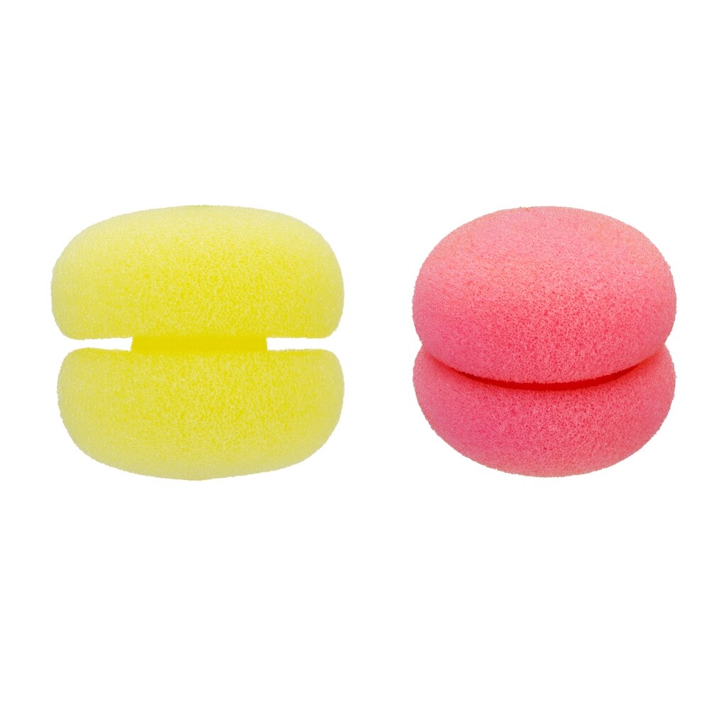 6 stuks praktische superieure sponsbal-haarstylingroller voor dames