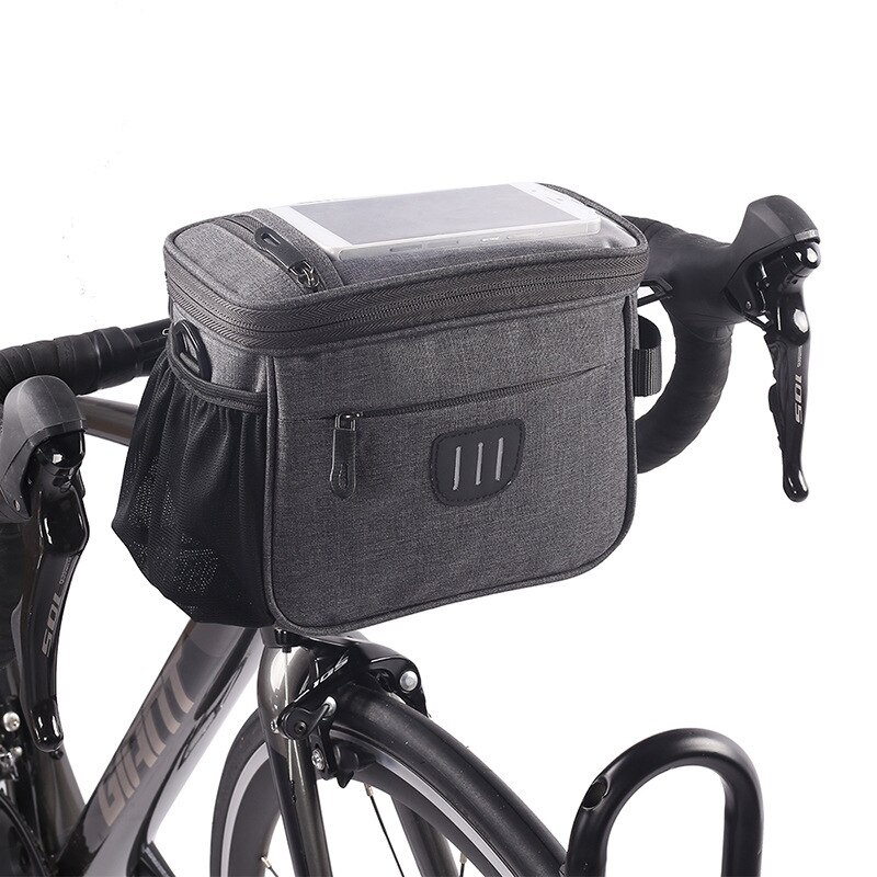 Fiets Stuur Tas Waterbestendig Fietsen Tas Reflecterende Opbergtas Front Frame Pouch Zadeltas Rijden Accessoires