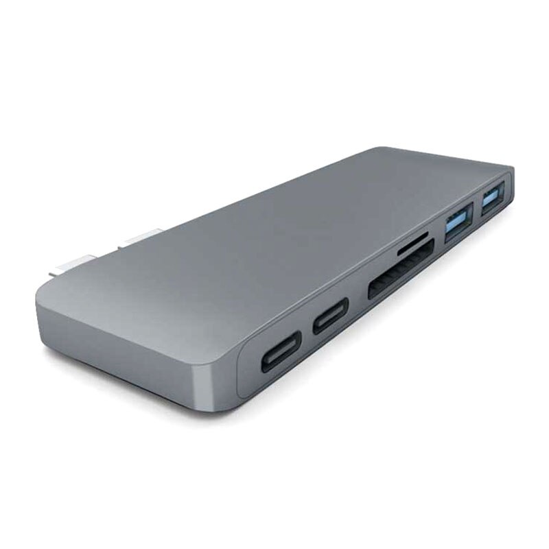 Easya Lyn 3 adapter dobbel usb type c hub Brygge til usb 3.0 tf/ sd kortleser pd data til macbook pro/luft usb-c