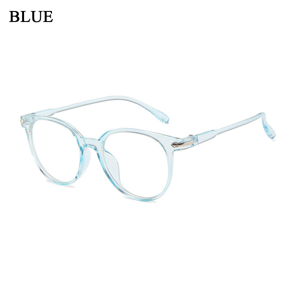 Unisex Blue Light Blocking Eyeglasses Vintage Radiation Protection Computer Gaming Anti Glare Glasses Safety Goggles: B blue