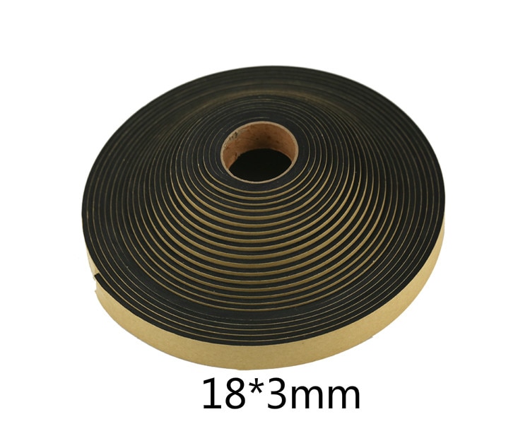 GHXAMP 2 Meter EVA Lautsprecher Reparatur Abdichtung Streifen Draht Kasten Invertiert Rohr Schock Absorbieren Dichtung Dichtung Breite 10MM 15MM 18MM