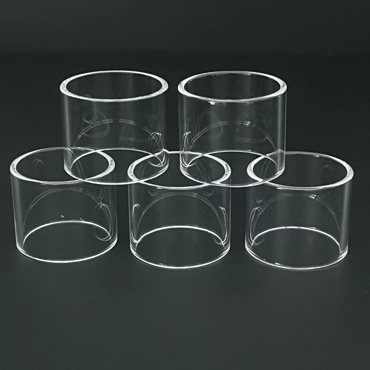 5 uds/3 uds tubos de vidrio de burbujas normales Mini tazas para Kylin Mini V2/Kylin V2/Kylin M/Kylin M Pro RTA tanque de vidrio: Rojo / 301-400 ml