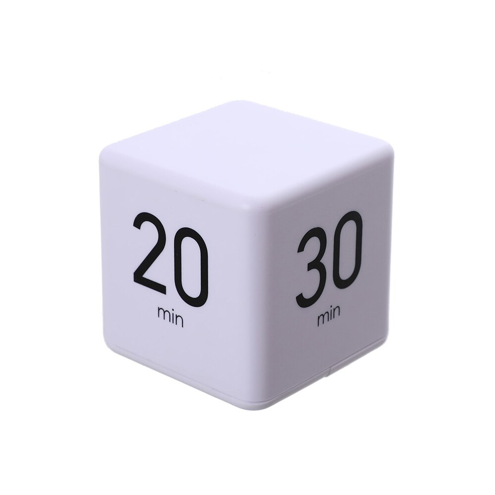 Cube Kitchen Timer Square Cooking Count Up Countdown Alarm Sleep Stopwatch Clock For Time Management Kids Timer Workout Timer: 15-60 min