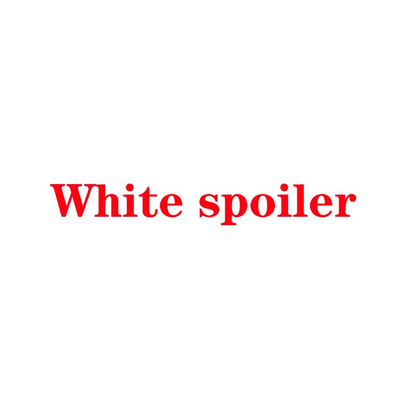 For Honda Accord Roof Spoiler ABS Plastic Roof Wing Lip Roof Spoiler Car Styling: White
