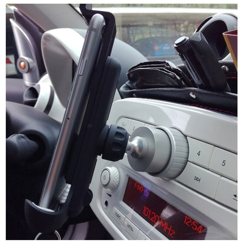 Support de téléphone portable pour voiture support de charge de Navigation de bâti d'évent de voiture pour Smart 453 Fortwo Forfour