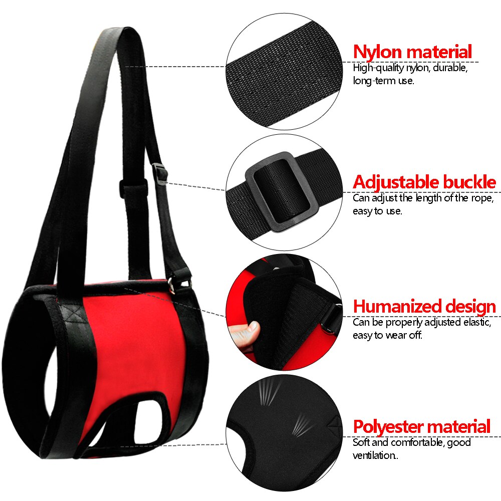 Dog Lift Harness Comfortable Dogs Front Carrier Lift Harness Support Injured Old Arthritis Dogs