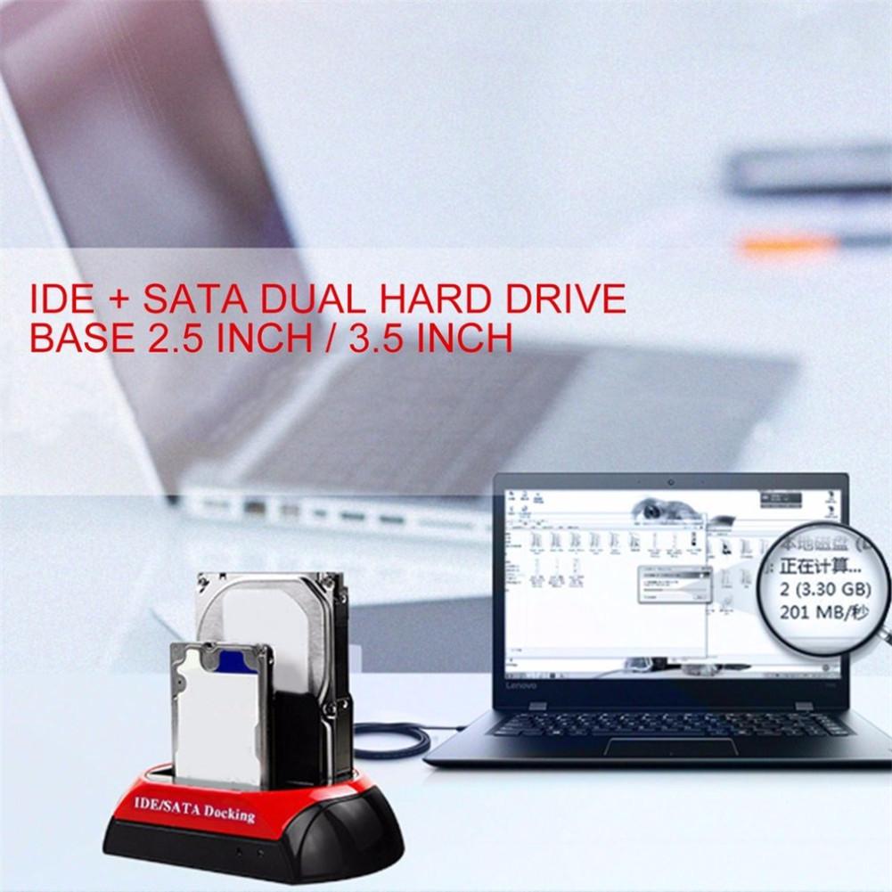 Hdd Docking Station Met Multi Card Reader Slot Voor 2.5/3.5 Inch Behuizing Sata/Ide Harde Schijf Docking station Drive Station